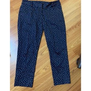 Patterned Print Ankle Pants